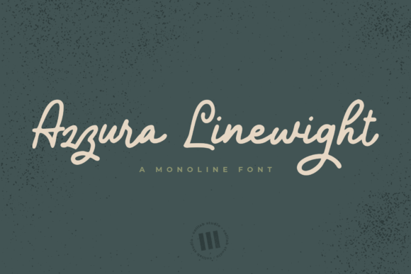 Azzura Lineweight: A Refined Script Font for Editorial Design