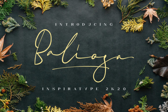 Baliosa: A Timeless Handwritten Font for Crafters
