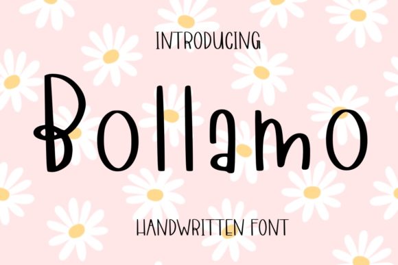 Bollamo: A Handwritten Font for Authentic Editorial Design