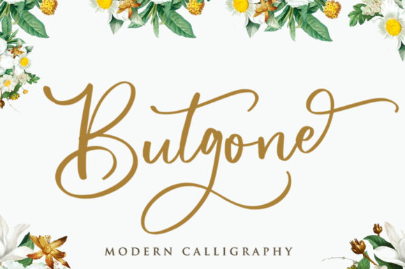 Butgone: A Handwritten Font for Editorial Elegance
