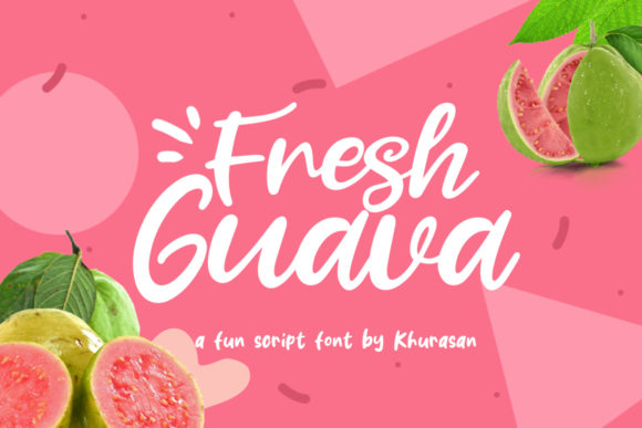 Fresh Guava: A Handwritten Font for Modern Web Design
