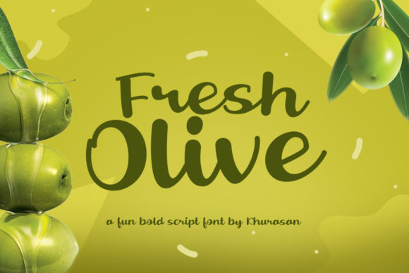 Fresh Olive: A Handwritten Font for Campaigns