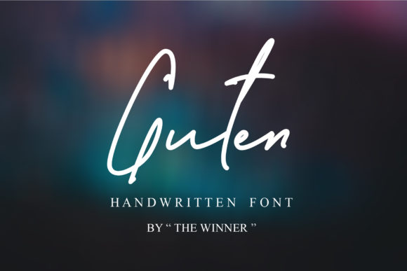 Guten: A Classy Handwritten Font for Your Brand