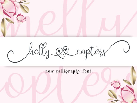 Helly Copters: A Handwritten Font for Editorial Elegance