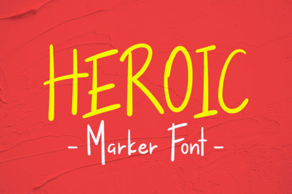 Heroic: The Playful Handwritten Font for Bold Marketing