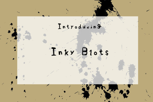 Inky Blots: A Quirky Handwritten Font for Brands