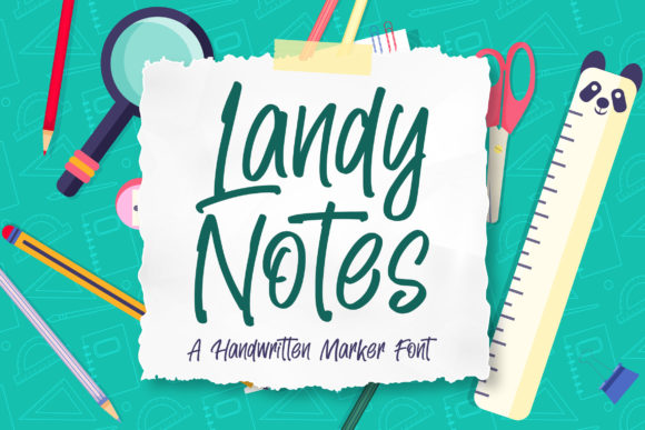 Landy Notes: A Friendly Handwritten Font for Your Brand