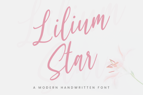 Lilium Star: A Timeless Handwritten Font for Editorial Design
