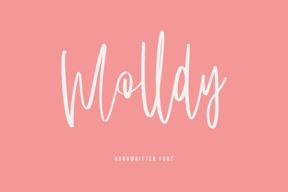 Molldy: A Distinct Handwritten Font for Modern Branding