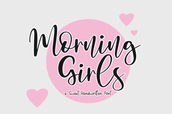 Morning Girls: A Handwritten Font for Modern Web Design