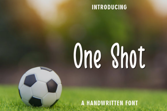 One Shot Font: A Handwritten Typeface for Small Business