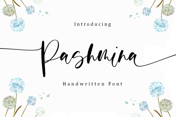 Pashmina: A Timeless Handwritten Font for Crafters