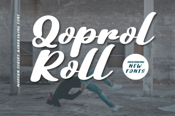 Qoprol Roll: A Classy Handwritten Font for Crafters