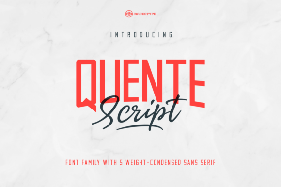 Quente: A Friendly Handwritten Font for Web Design