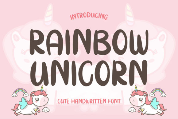 Rainbow Unicorn: A Friendly Handwritten Font for Your Brand