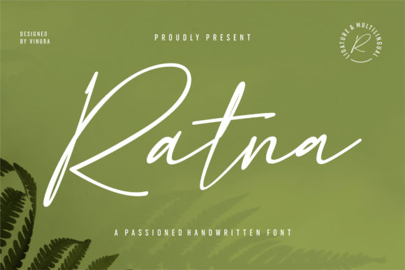 Ratna: A Timeless Handwritten Font for Elegant Branding