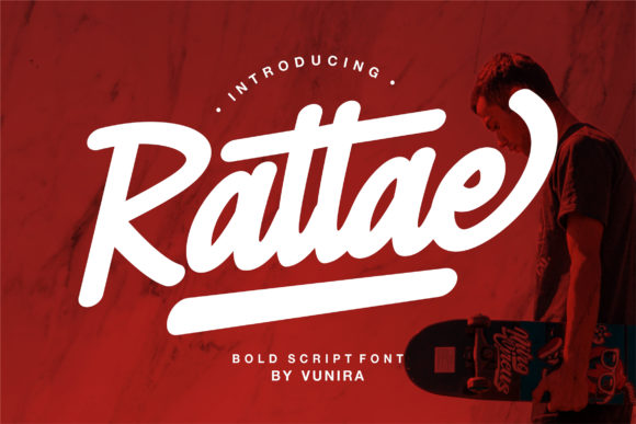 Rattae: A Bold Handwritten Font for Campaigns
