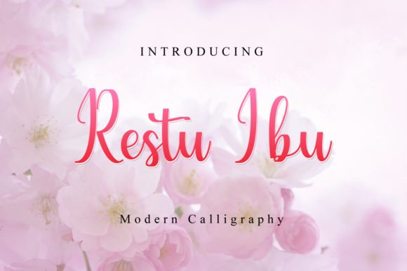 Restu Ibu: A Premium Handwritten Font for Campaigns