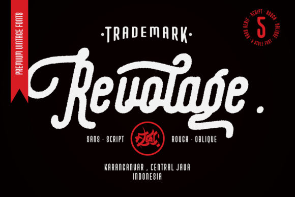 Revolage: A Handwritten Font for Editorial Design