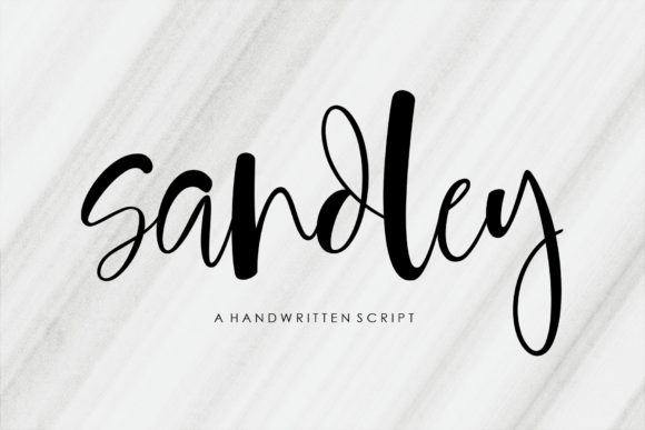 Sandley: A Relaxed Handwritten Font for Editorial Design