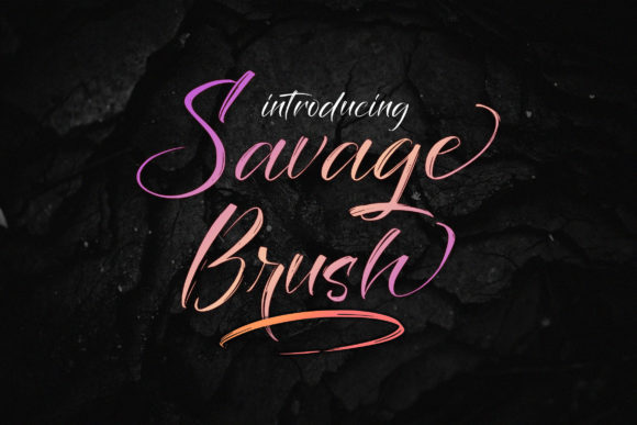 Savage Brush: The Elegant Script Font for Branding
