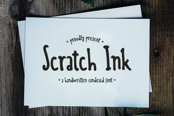 Scratch Ink: A Handwritten Font for Modern Campaigns