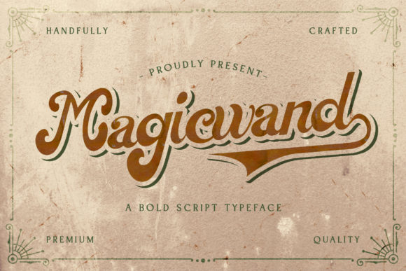 Testing Magic Wand: A Retro Script Font for Web Design