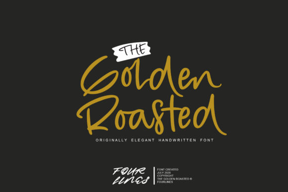 The Golden Roasted: A Timeless Font for Your Brand
