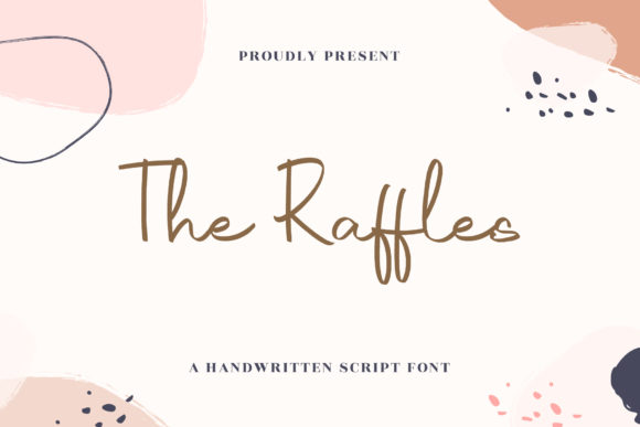 The Raffles: A Handwritten Font for Editorial Elegance