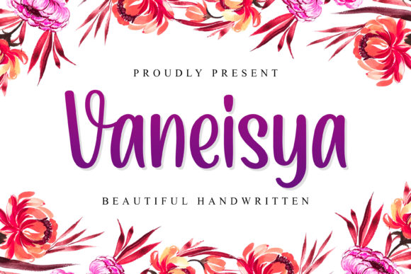 Vaneisya: A Stunning Handwritten Font for Crafters