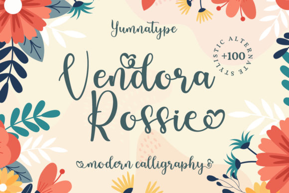 Vendora Rossie: A Premium Script Font for Web Design